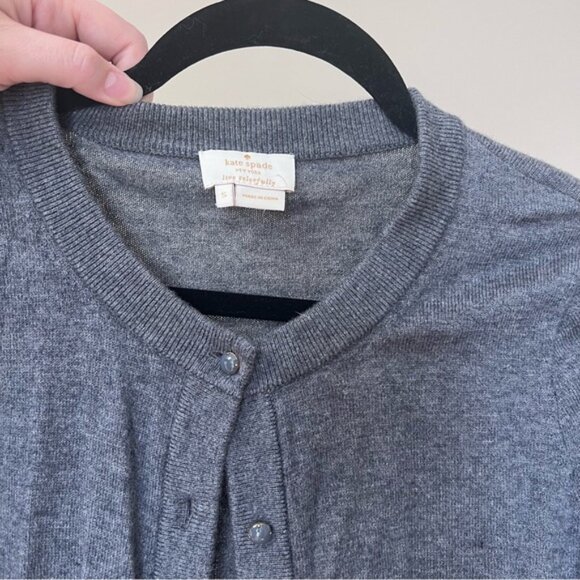 Kate Spade New York Grey Button Cardigan - Picture 5 of 6